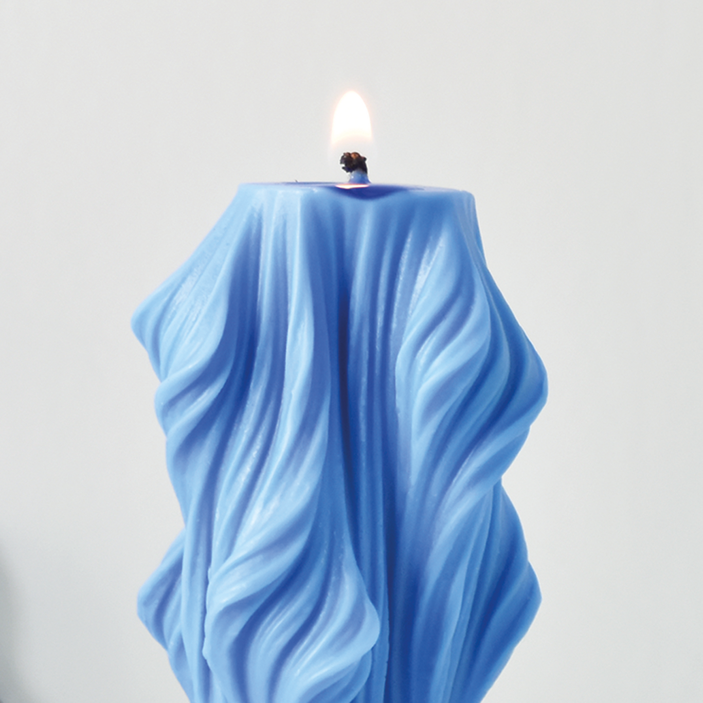 Bougie décorative verte en cire de soja AÏA Petit