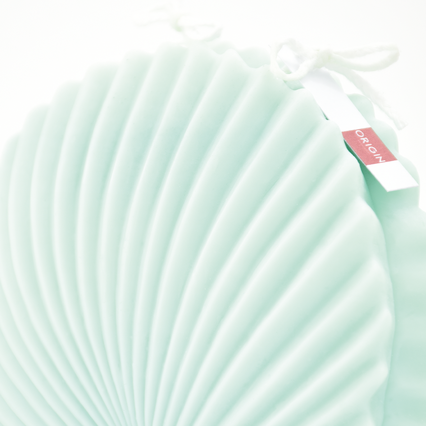 Bougie décorative verte en cire de soja en forme de feuille ITA Grand