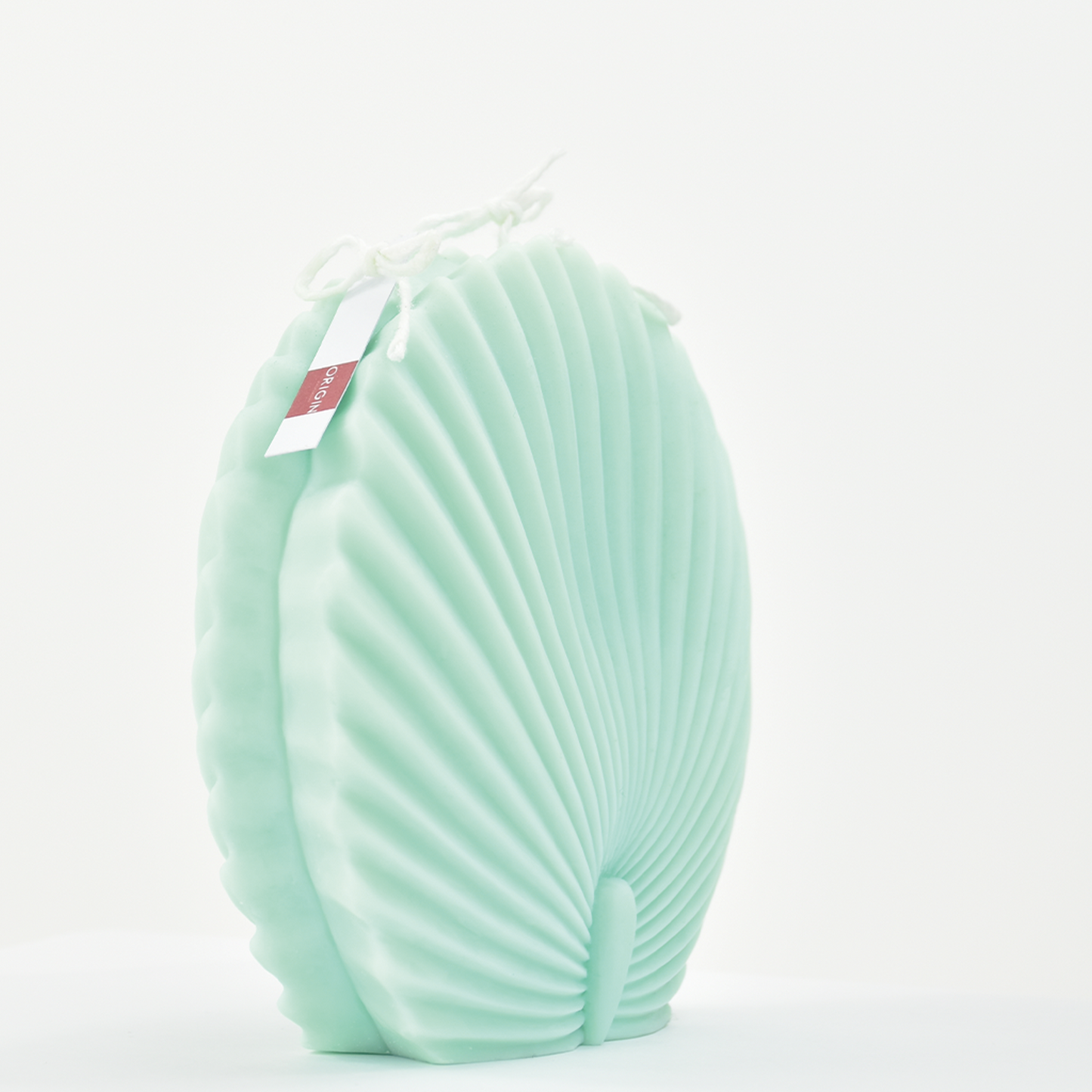 Bougie décorative verte en cire de soja en forme de feuille ITA Grand