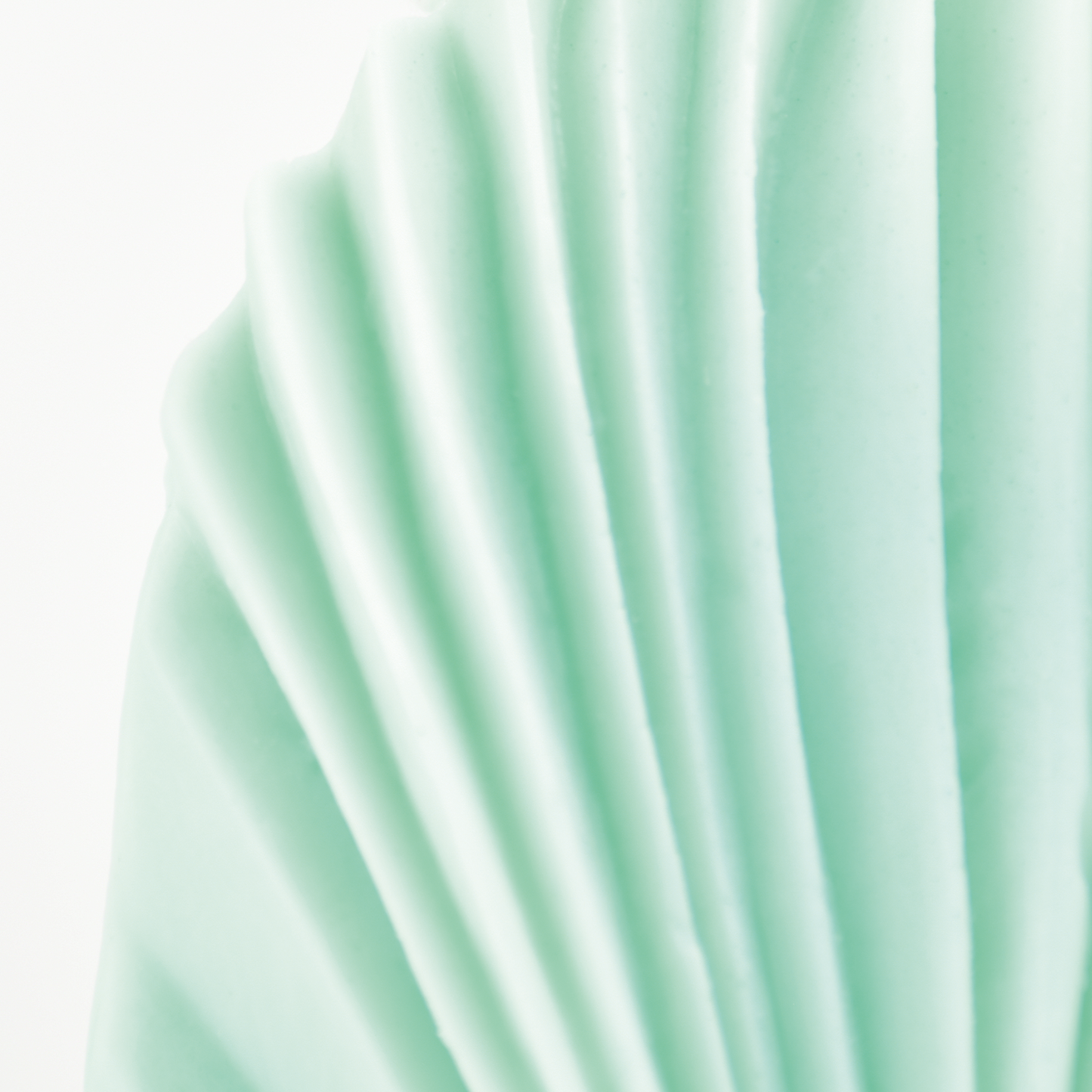 Bougie décorative verte en cire de soja en forme de feuille PALM