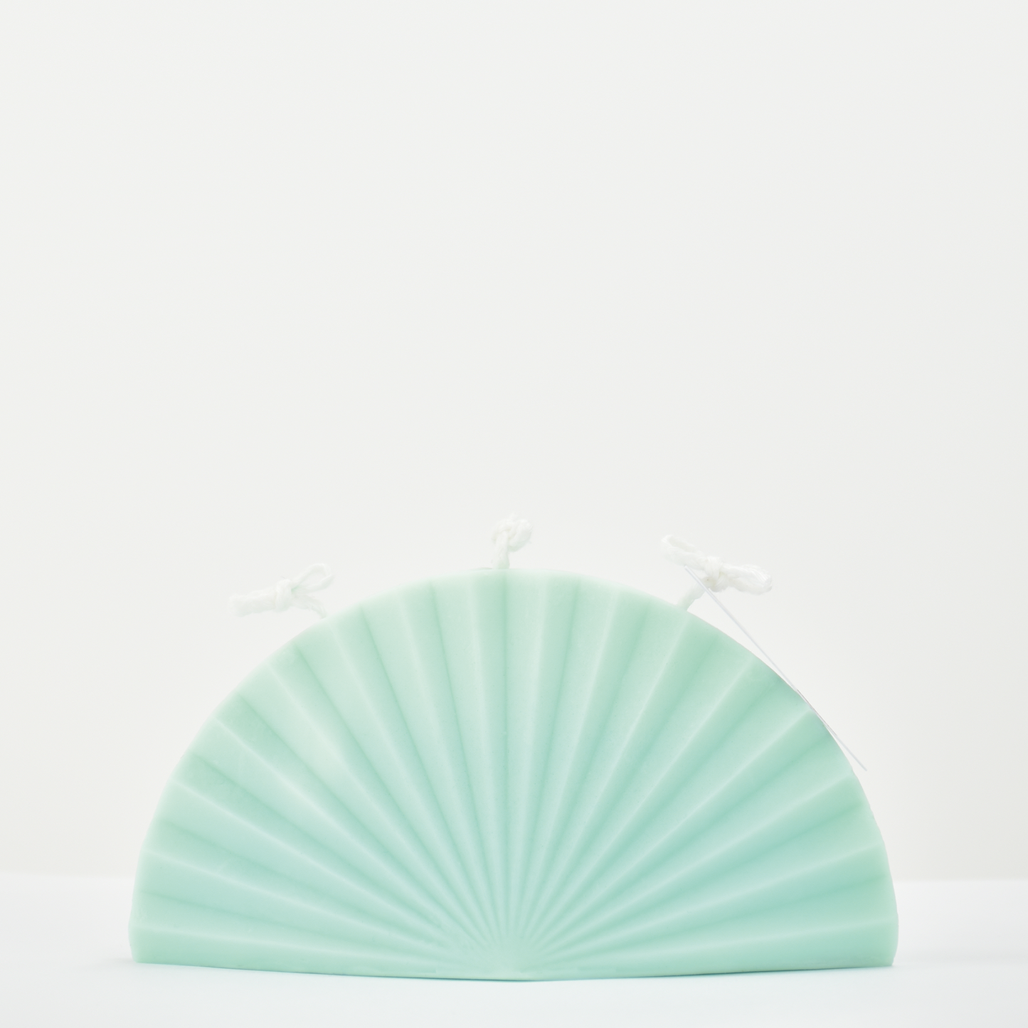 Bougie décorative verte en cire de soja en forme de feuille RAVINALA