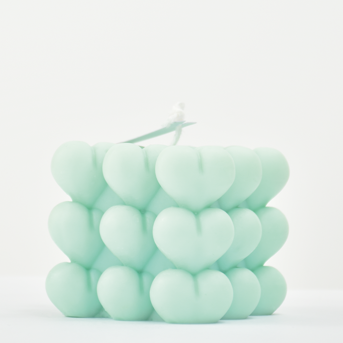 Bougie décorative verte en cire de soja TIA Grand