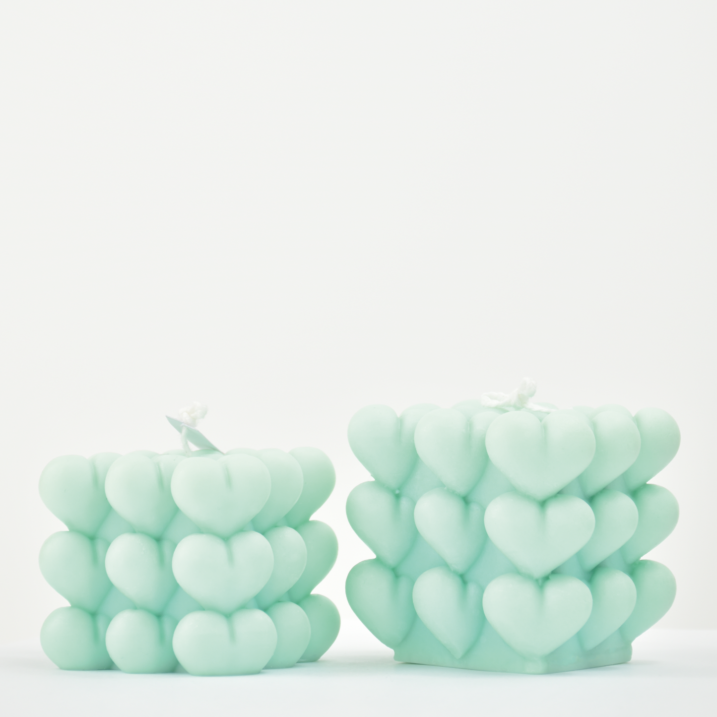 Bougie décorative verte en cire de soja TIA Petit