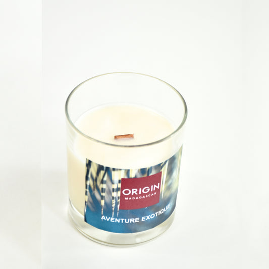 Bougie en contenant parfumé AVENTURE EXOTIQUE