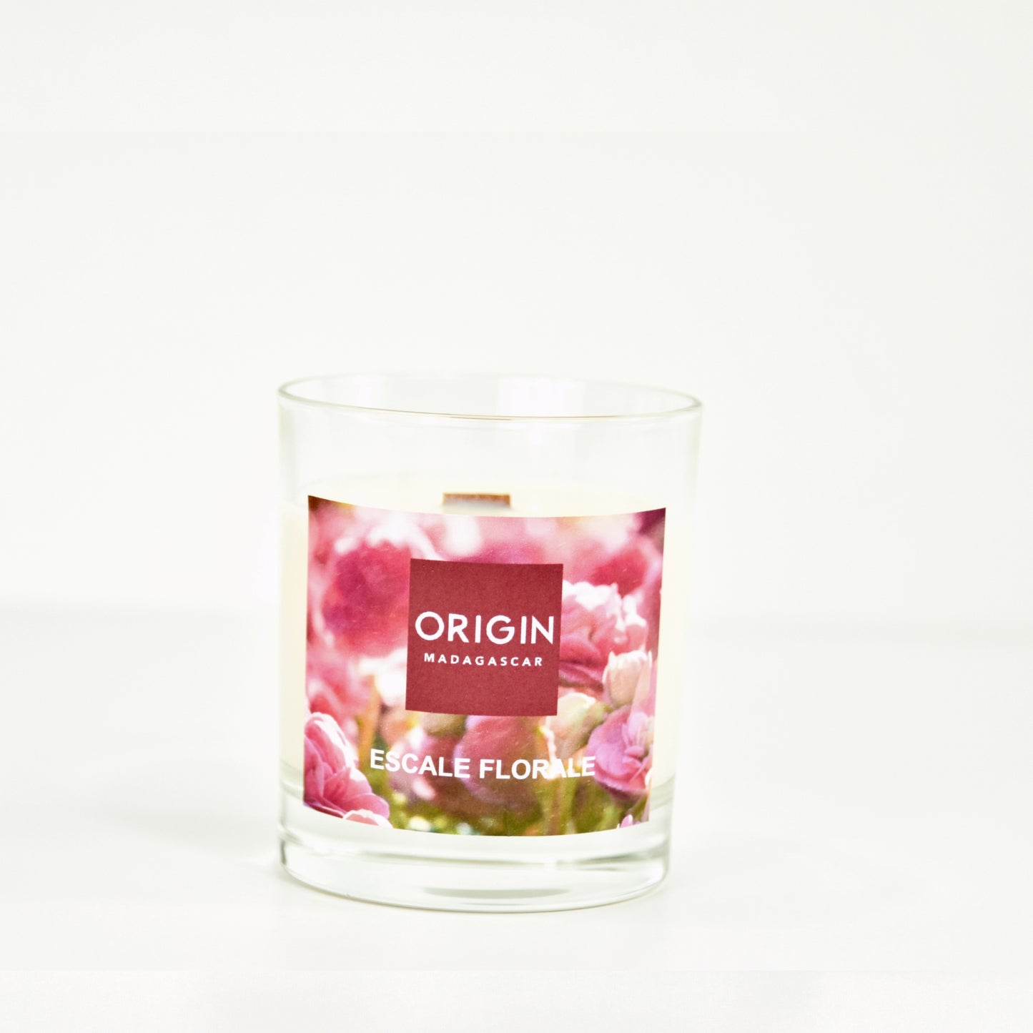 Bougie parfumée en contenant ESCALE FLORALE