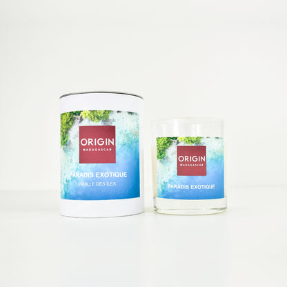 Bougie parfumée en contenant PARADIS EXOTIQUE
